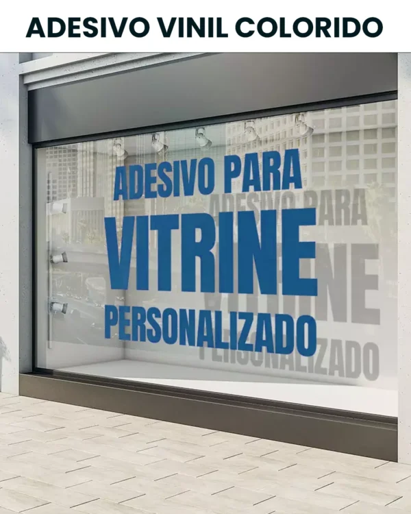 Adesivo em Vinil Recortado para Vitrine - Imagem 3