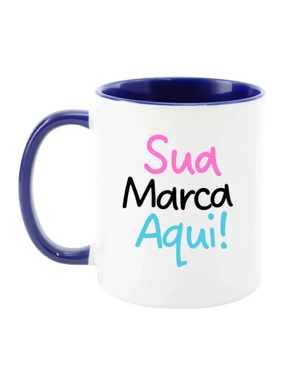 Caneca Personalizada - Interior e Alça coloridos - Imagem 5