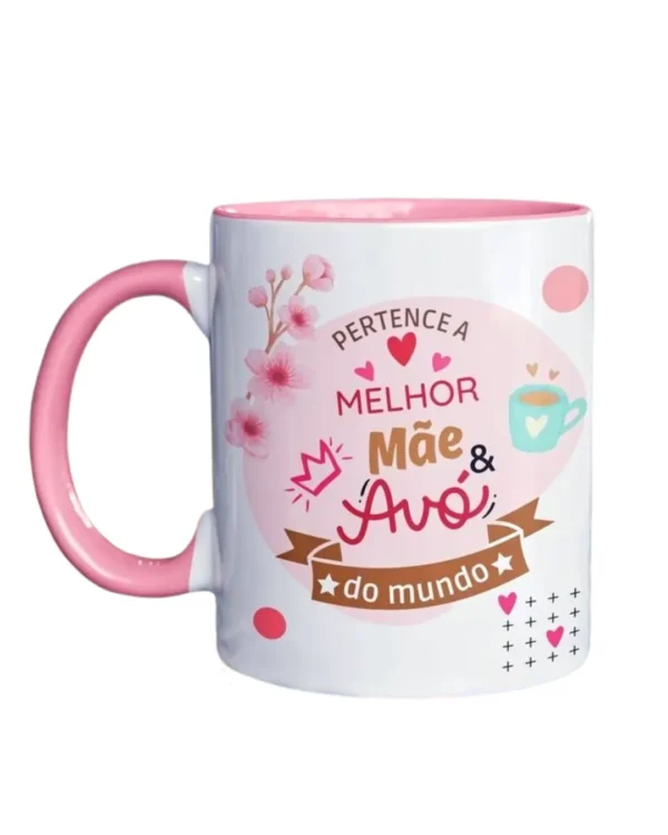 Caneca Personalizada - Interior e Alça coloridos - Imagem 3