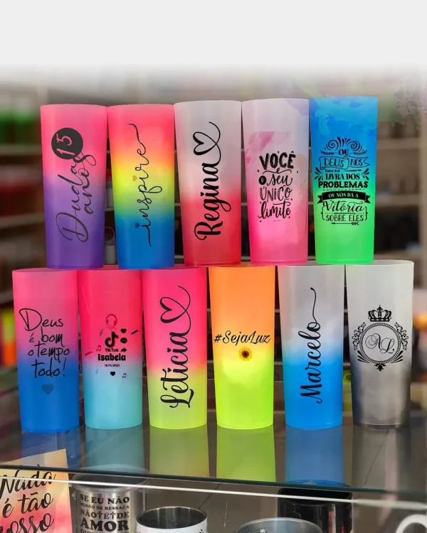 Copo Long Drink Degradê Personalizado