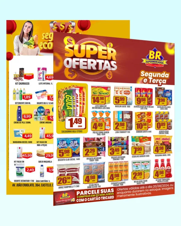 Encarte Tamanho A4 Frente e Verso
