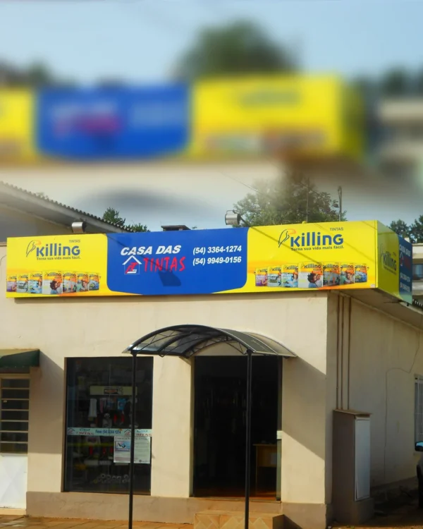 Fachada em Lona Pop