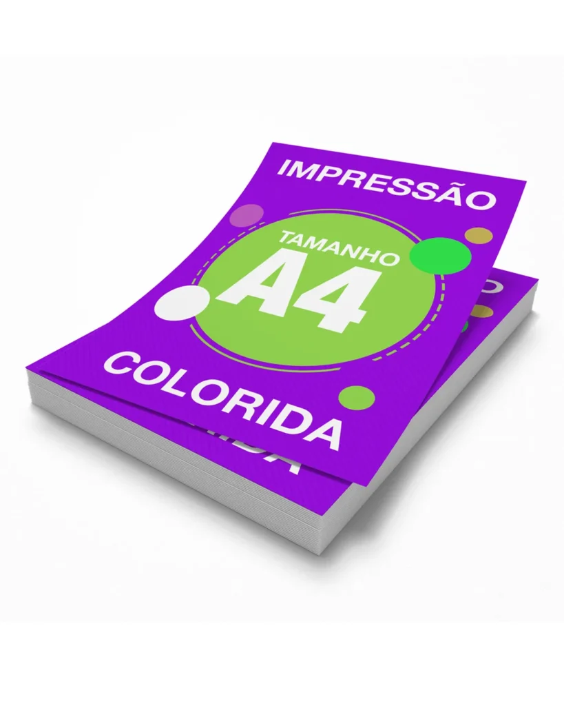 Impressão Colorida imprime pop