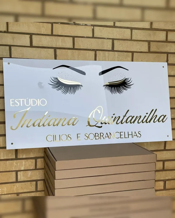 Placa de Acrílico 100x50cm - Imprime Pop